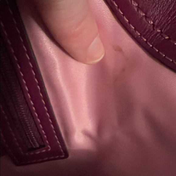 Coach Magenta Leather Ergo Shoulder Bag - Picture 9 of 9